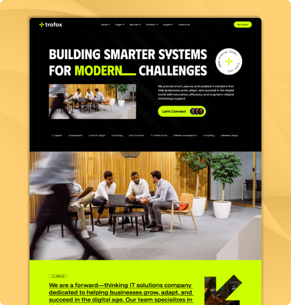 Web application - project screenshot